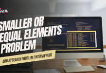 Understanding the Smaller or Equal Elements Problem | Binary Search Problem | Interview Bit Smaller or Equal Elements